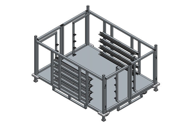 Automotive palety a boxy